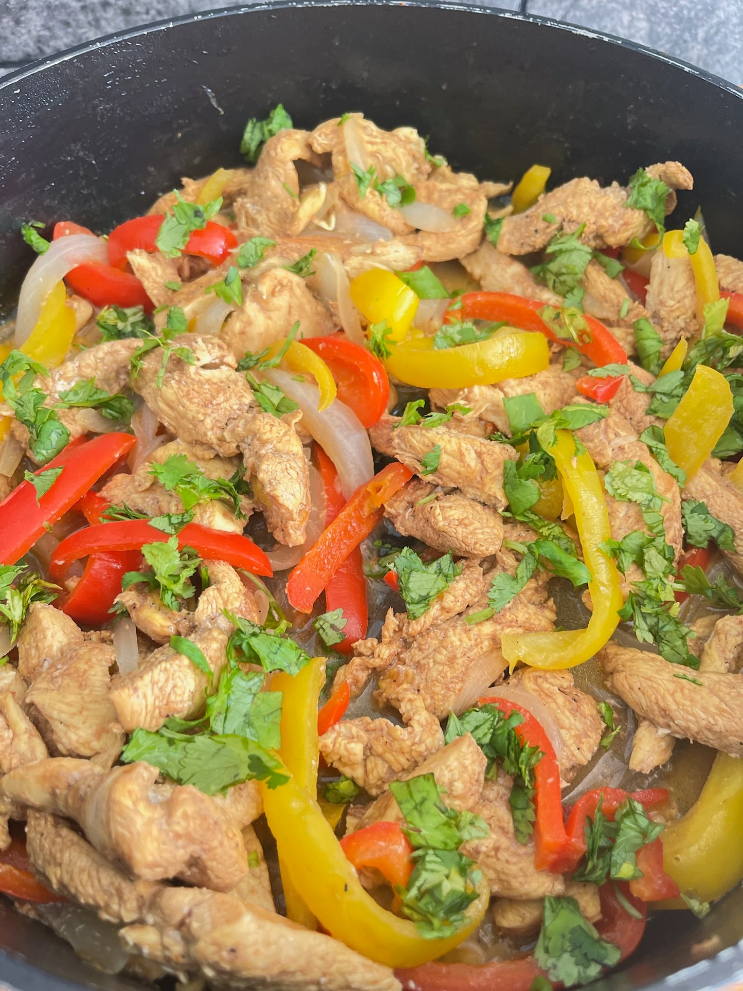 Fajitas de Pollo