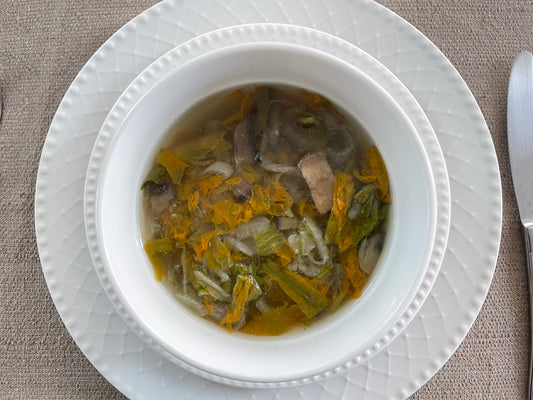 Sopa de Flor de Calabaza