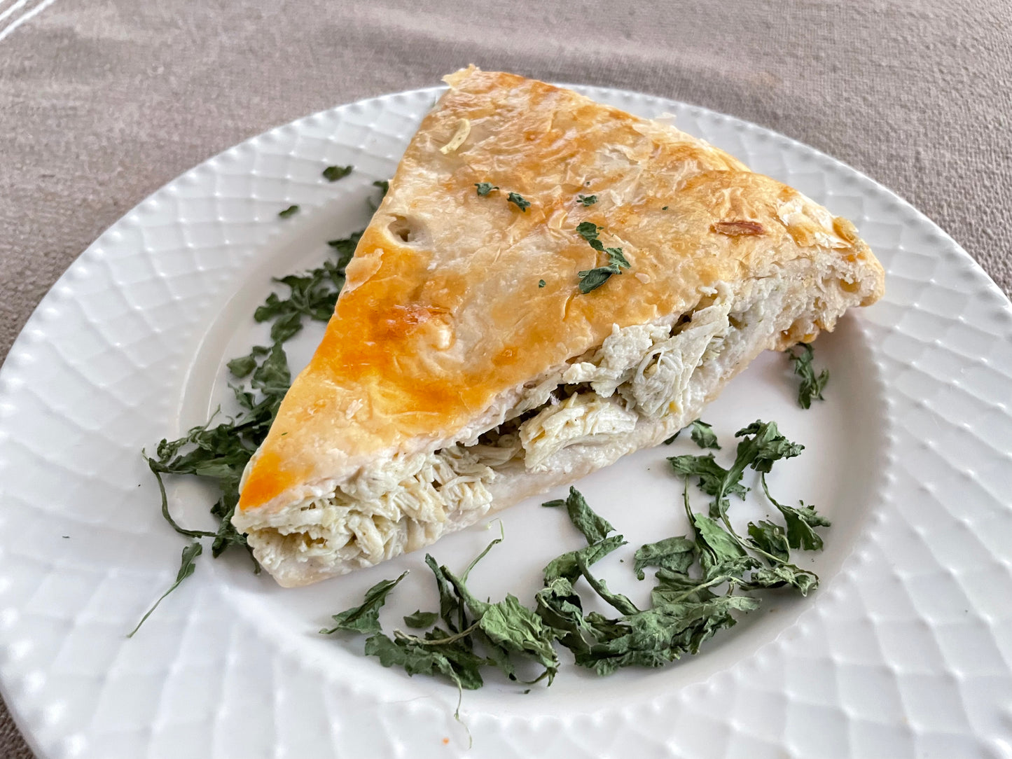 Pay de Pollo en Salsa Verde